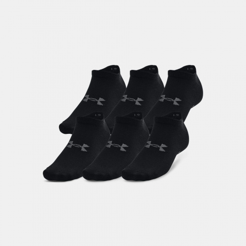 Accessories - Under Armour UA Essential 6-Pack No Show Socks | Fitness 